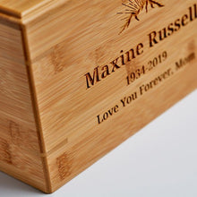Eco - friendly Bamboo Secure Closure Adult Cremation Urn - Funeral.com, Inc.