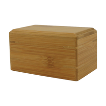 Eco - friendly Bamboo Wood Box Small Cremation Urn - Funeral.com, Inc.