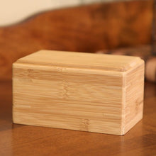 Eco - friendly Bamboo Wood Box Small Cremation Urn - Funeral.com, Inc.