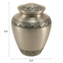 Eternal Athena Pewter Adult Cremation Urn - Funeral.com, Inc.