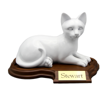 Faithful Feline, Laying Down Pet Cremation Urn - Funeral.com, Inc.