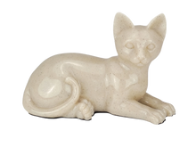 Faithful Feline, Laying Down Pet Cremation Urn - Funeral.com, Inc.