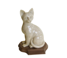Faithful Feline, Sitting Pet Cremation Urn - Funeral.com, Inc.