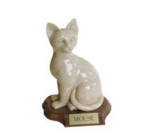Faithful Feline, Sitting Pet Cremation Urn - Funeral.com, Inc.