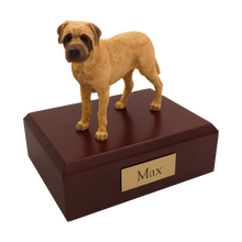 Fawn Bull Mastiff, Standing Figurine Pet Cremation Urn - Funeral.com, Inc.