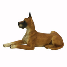 Fawn Great Dane, Lying Down Figurine Pet Cremation Urn - Funeral.com, Inc.