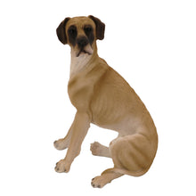 Fawn Great Dane with Ears Down, Sitting Figurine Pet Cremation Urn - Funeral.com, Inc.