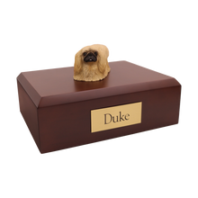 Fawn Pekingese, Resting Figurine Pet Cremation Urn - Funeral.com, Inc.