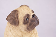 Fawn Pug Resin Figurine Extra Large Pet Urn - Funeral.com, Inc.