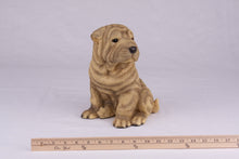 Fawn Shar Pei Resin Figurine Large Pet Urn - Funeral.com, Inc.