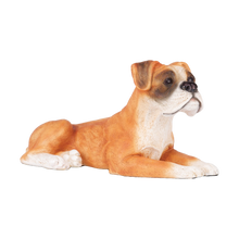 Fawn & White Coat Boxer with Ears Down Figurine Extra Large Pet Urn - Funeral.com, Inc.