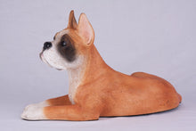 Fawn & White Coat Boxer with Ears Up Figurine Extra Large Pet Urn - Funeral.com, Inc.