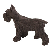 Female Black Schnauzer, Ears Up Standing Figurine Pet Cremation Urn - Funeral.com, Inc.