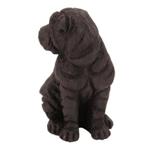 Female Black Shar Pei, Sitting Figurine Pet Cremation Urn - Funeral.com, Inc.