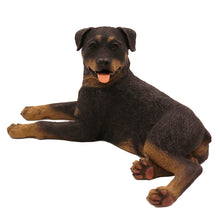 Female Rottweiler, Lying Down Figurine Pet Cremation Urn - Funeral.com, Inc.