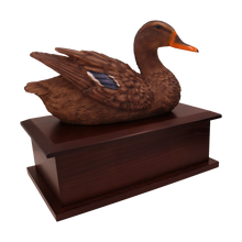 Female Wild Mallard Duck Decoy Figurine Extra Large Pet Urn - Funeral.com, Inc.