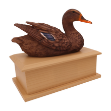 Female Wild Mallard Duck Decoy Figurine Extra Large Pet Urn - Funeral.com, Inc.