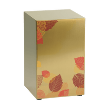 Foliage Leaf Bronze Companion Urn - Left Side - Funeral.com, Inc.