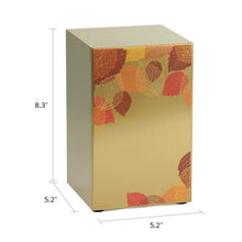 Foliage Leaf Bronze Companion Urn - Right Side - Funeral.com, Inc.