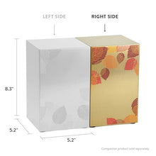 Foliage Leaf Bronze Companion Urn - Right Side - Funeral.com, Inc.