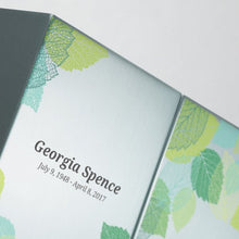 Foliage Leaf Pewter Companion Urn - Left Side - Funeral.com, Inc.