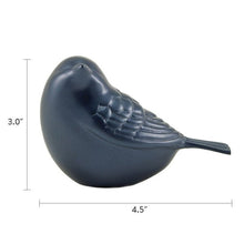 Frost Blue Brass Songbird Keepsake Urn - Funeral.com, Inc.