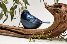 Frost Blue Brass Songbird Keepsake Urn - Funeral.com, Inc.