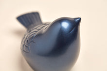 Frost Blue Brass Songbird Keepsake Urn - Funeral.com, Inc.
