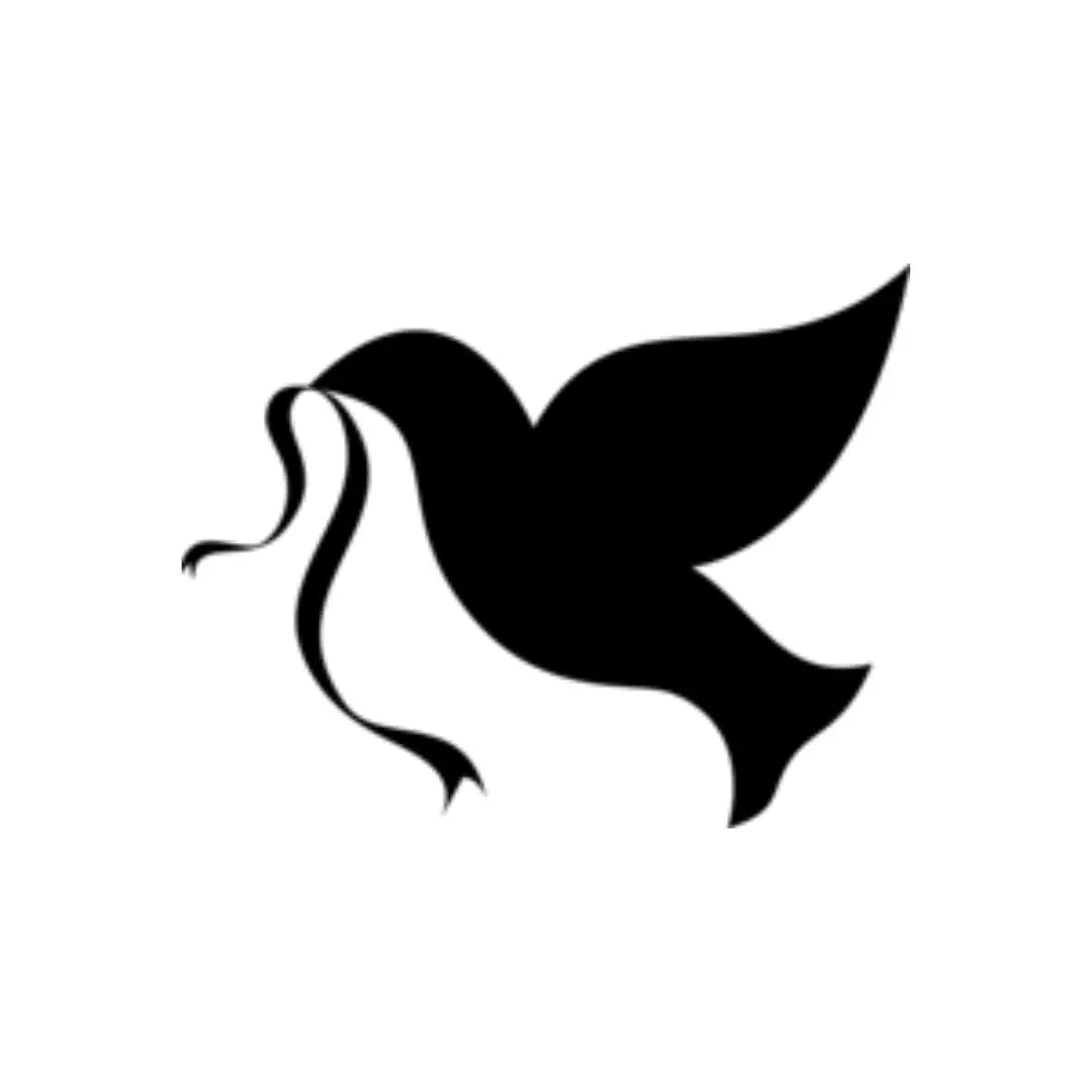 Dove with ribbon - funeral.com