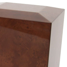 Geometric Amber with Divider Companion Urn - Funeral.com, Inc.