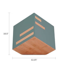 Geometric Bamboo Matte Sage Adult Cremation Urn - Funeral.com, Inc.