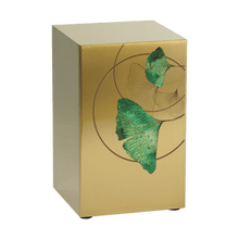 Ginkgo Leaf Bronze Companion Urn - Right Side - Funeral.com, Inc.