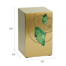 Ginkgo Leaf Bronze Companion Urn - Right Side - Funeral.com, Inc.