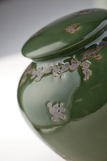 Gloss Forest Green Ceramic Adult Cremation Urn - Funeral.com, Inc.