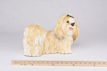 Gold & White Parti - Color Shih Tzu Figurine Extra Large Pet Urn - Funeral.com, Inc.