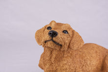 Golden Brown Coat Dachshund Figurine Extra Large Pet Urn - Funeral.com, Inc.