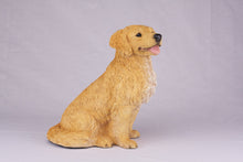 Golden & Cream Coat Golden Retriever Figurine Extra Large Pet Urn - Funeral.com, Inc.