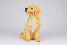 Golden & Cream Coat Golden Retriever Figurine Extra Large Pet Urn - Funeral.com, Inc.