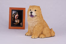 Golden Red Tan Chow Chow Figurine Extra Large Pet Urn - Funeral.com, Inc.