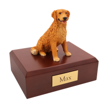 Golden Retriever, Sitting Figurine Pet Cremation Urn  - Funeral.com, Inc.