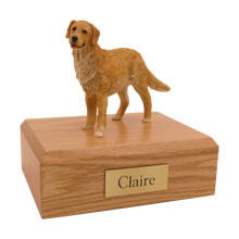 Golden Retriever, Standing Figurine Pet Cremation Urn - Funeral.com, Inc.