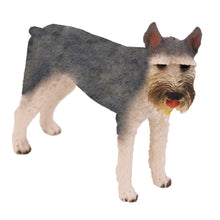 Gray Giant Schnauzer, Standing Figurine Pet Cremation Urn - Funeral.com, Inc.