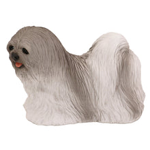 Gray Lhasa Apso, Standing Figurine Pet Cremation Urn - Funeral.com, Inc.