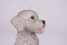 Gray Miniature Poodle Resin Figurine Large Pet Urn - Funeral.com, Inc.
