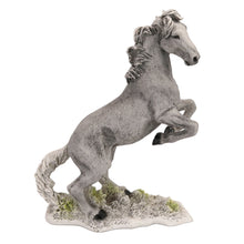 Gray Mustang Horse, Rearing Figurine Pet Cremation Urn - Funeral.com, Inc.