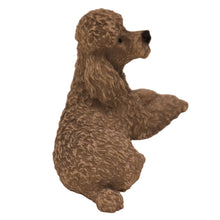 Gray Poodle, Lying Down Figurine Pet Cremation Urn - Funeral.com, Inc.