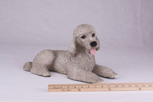 Gray Poodle Resin Figurine Extra Large Pet Urn - Funeral.com, Inc.