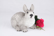 Gray Rabbit Resin Figurine Pet Urn - Funeral.com, Inc.