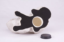 Gray Shorthair Cat Figurine Pet Urn - Funeral.com, Inc.