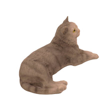 Gray Tabby, Lying Down Figurine Pet Cremation Urn - Funeral.com, Inc.